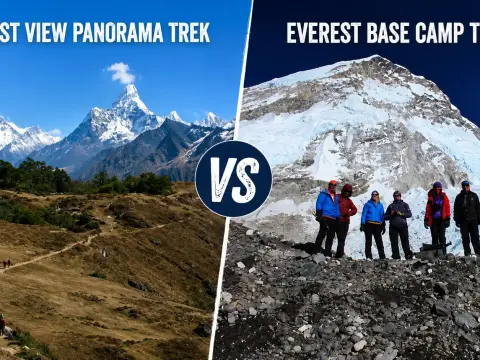 Everest View Panorama Trek vs Everest Base Camp Trek
