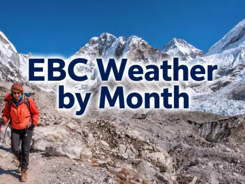 Everest Base Camp Weather by Month