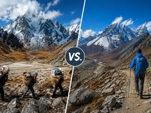 Everest Base Camp vs Langtang Valley