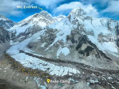 Helicopter Weight & Luggage Limits on the EBC Helicopter Return