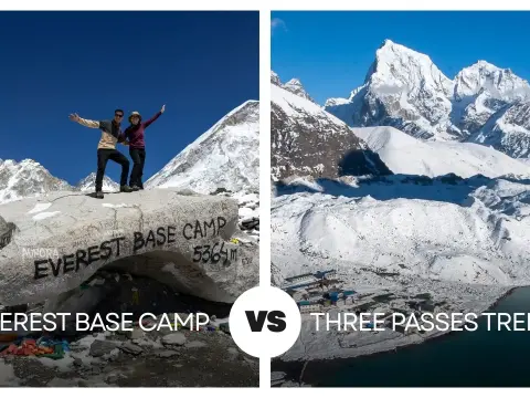 Everest Base Camp vs Three Passes Trek